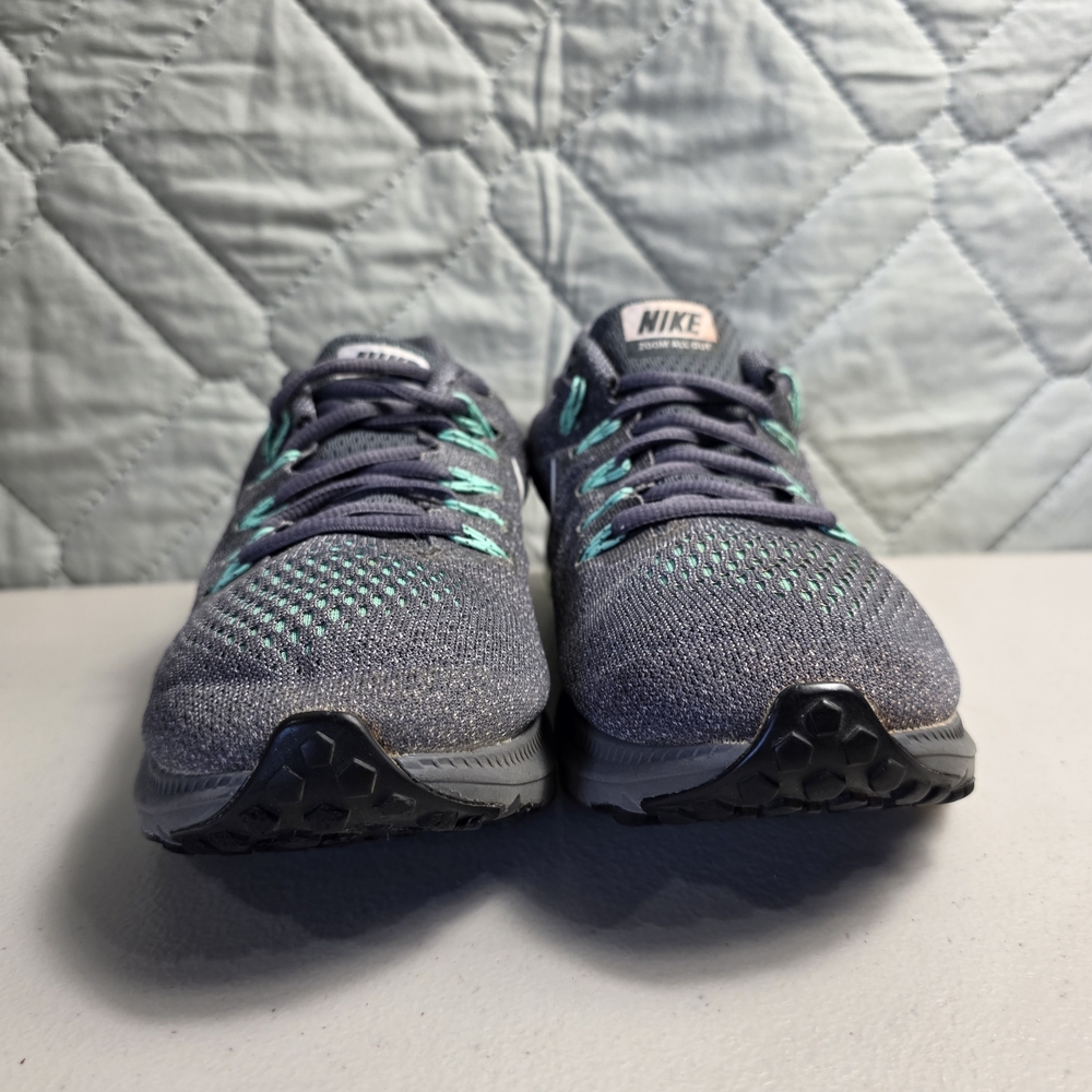 Nike Zoom All Out Low FlyKnit  Women’s Gray Teal Running Shoes Sneakers Sz 7 - Picture 8 of 8